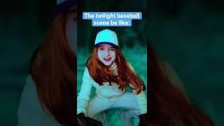 The twilight baseball scene is iconic shorts twilight twilightsaga vampire baseball [upl. by Naitsirt]