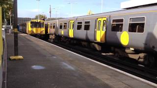 Merseyrail Trains In And Out Of Birkenhead North [upl. by Hiamerej288]