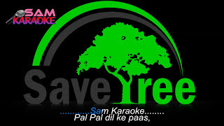 Pal Pal Dil Ke Paas Unplugged Karaoke [upl. by Platus]