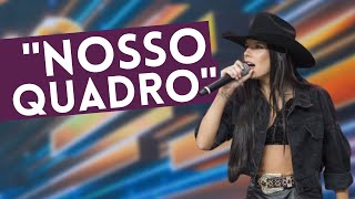 Nosso Quadro Ana Castela canta sucesso no Faustão Na Band [upl. by Procto]