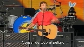 Paul McCartney  In Spite of All the Danger Sub Español  Rusia 2004 HD [upl. by Janina939]