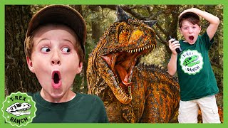 Dinosaurs amp Mystery Message in a Bottle  TRex Ranch Dinosaur Videos for Kids [upl. by Wilda]