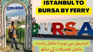 istanbul to bursa by ferry  how to go bursa from istanbul  Worls Travelar [upl. by Juliann]