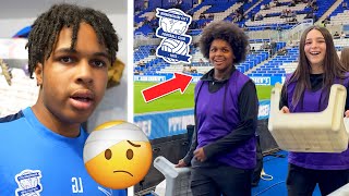 LORENZO INJURY UPDATE  SIENNA BECOMES BCFC BALL GIRL [upl. by Anidem]