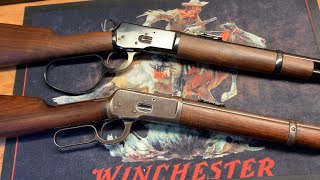 Winchester 1892 Carbine Original and Miroku Reproduction Comparison [upl. by Yejus]