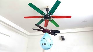 Fan Experiment Under The 2 Layer Ceiling Fan and Balloon 205 CMM Crompton High Speed Ceiling Fan🎈 [upl. by Cornelius]