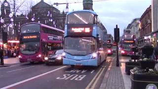 Buses in Belfast City Centre 201218 [upl. by Anircam945]