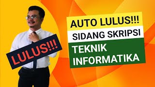 Video Sidang Skripsi Teknik Informatika Samotuho Ndruru [upl. by Anrim918]