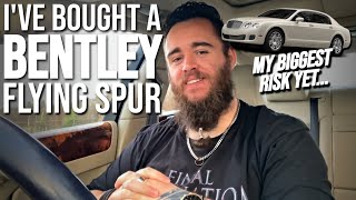 I Bought a BENTLEY Continental Flying Spur  My First 200 MPH Car [upl. by Kendell]