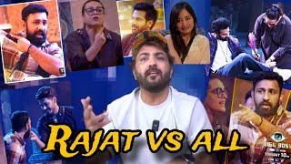 BIGGBOSS18  RAJAT VS ALL 😱 NOMINATED VIVIAN KARAN🔥 DIGVIJAY KASHISH AVINASH CHAHAT ALICE❓SHILPA😭 [upl. by Guenevere]