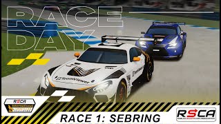 ISCC S11 Race 1 at Sebring [upl. by Naellij240]