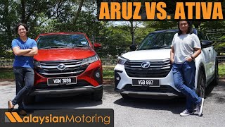 Ativa vs Aruz Which Perodua SUV For You  Comparison Review [upl. by Aizitel751]