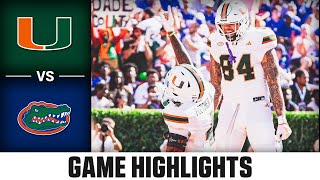 Miami vs Florida Game Highlights  2024 ACC Football [upl. by Anyad]