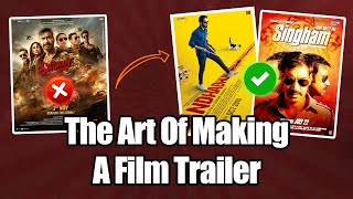 Video Editor REACTS to SINGHAM AGAIN TRAILER  Cinemaastic Breakdown [upl. by Modern172]