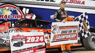 Ricky Thornton Jr Reacts After Winning First Lucas Oil Late Model Championship [upl. by Hsemar]