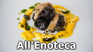 A pranzo al ristorante ALLENOTECA una stella Michelin ⭐ [upl. by Balac]