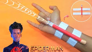 how to make paper web shooter without spring  diy Web Shooter without spring [upl. by Nonnahc803]