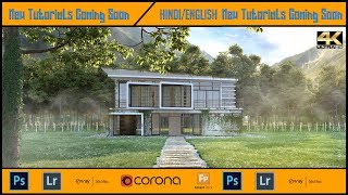 Parallax Animation 4K Vray 3ds Max and Forest Pack [upl. by Tedi]