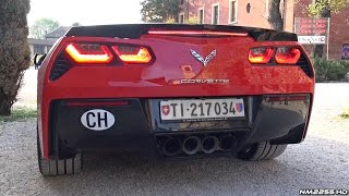 Corvette C7 Stingray Start Up amp Revs  Lovely Exhaust Sound [upl. by Chris]