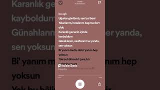 Feride Hilal Akın  Yok Yok  Lyrics  spotify keşfet tiktok [upl. by Sletten146]