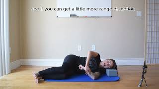 Shoulder Sleeper Mobility Exercise Internal Rotation [upl. by Rachele]