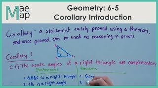 Geometry 65 Corollary Introduction [upl. by Lara]