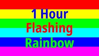 1 Hour Disco Lights  Flashing Rainbow  Party  LED  Be careful of flashing [upl. by Charmion]