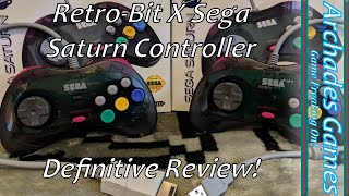 The RetroBit X Sega Collaboration Saturn Controller Definitive Review [upl. by Clyde144]