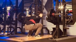 110KG Squat x 3  100KG 3x5 [upl. by Yltneb]