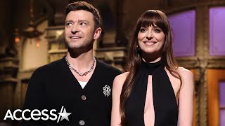 Justin Timberlake CRASHES Dakota Johnsons SNL Monologue [upl. by Anelrahc]