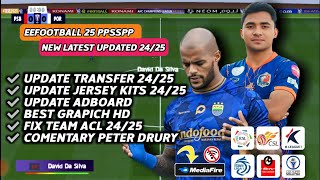 Donwload Efootball™ 25 PPSSPP Full Asia New Latest Updated 2425 Best Graphic HD [upl. by Seravart]