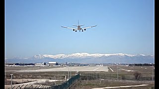 AVIONES ATERRIZANDO Y DESPEGANDO  Aeropuerto de Madrid Barajas [upl. by Ysiad602]