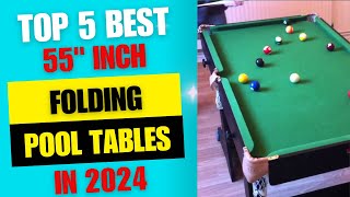 Top 5 Best 55 Inch Folding Pool Tables  Best Mini Pool Tables Review [upl. by Boj944]