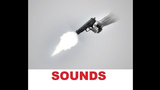 Gunshot Sound Effects with drawing [upl. by Rimhsak454]