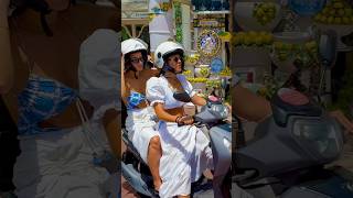 Street style of POSITANO streetstyle model dress streetlife fashion streetfashion [upl. by Alleusnoc]