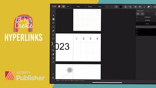 Adding hyperlinks In affinity publisher iPad Pro [upl. by Hollenbeck]