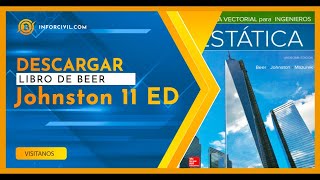 Descargar Fácil libro de Estática BEER johnston 11 Edición PDF ⬇️Link⬇️ [upl. by Bjorn]