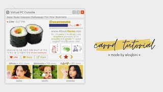 interactive carrd tutorial — © bokkiei [upl. by Wilhelmina]