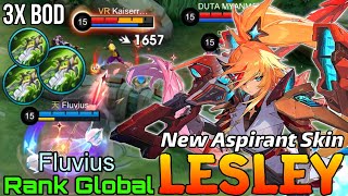 Deadeye Spectre Lesley New The Aspirants Skin  Top Global Lesley by Fluvius  Mobile Legends [upl. by Ondrea916]