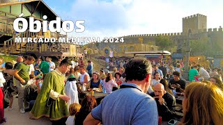 🇵🇹 Uncover the Secrets Óbidos Medieval Market 2024 4K Video [upl. by Sellig]