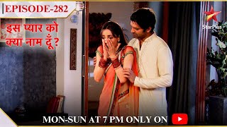 Iss Pyar Ko Kya Naam Doon  Season 1  Episode 282  Arnav ne khinchi Khushi ki taang [upl. by Rianon]