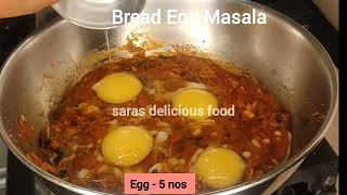 Bread Egg Masala Recipe Quick n Easy breakfast recipe Bread Egg bhurji [upl. by Nottage749]