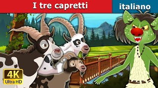 I tre capretti  Three Billy Goats in Italian  Fiabe Italiane ItalianFairyTales [upl. by Ylimme]