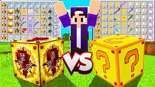 DESAFIO LUCKY BLOCK INCA VS LUCKY BLOCK FORTUNIA QUAL A MAIS PODEROSA DO MINECRAFT [upl. by Acnayb]