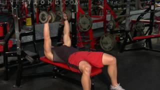 How to Do a Flat Dumbbell Press [upl. by Dorran]