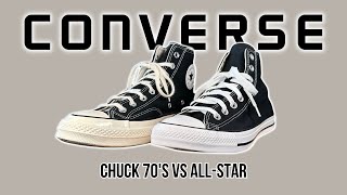 Converse Chuck 70s Vs All Stars Whats The Difference [upl. by Delcina]