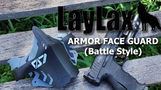 LAYLAX ARMOR FACE GUARD Battle Style  unbox and review [upl. by Jennine]