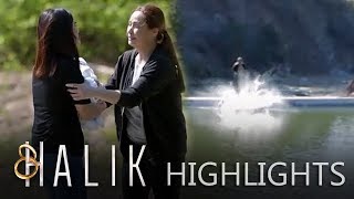 Helen pushes Jacky and Baby CJ in the river  Halik With Eng Subs [upl. by Stewardson]