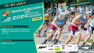 FIS Rollerski World Cup 2024 Madona Mass Start JW SW JM SM [upl. by Seda]