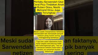 Nah loh netizen kata sarwendah sarwendah rubenonsu betrandpeto [upl. by Bittner]